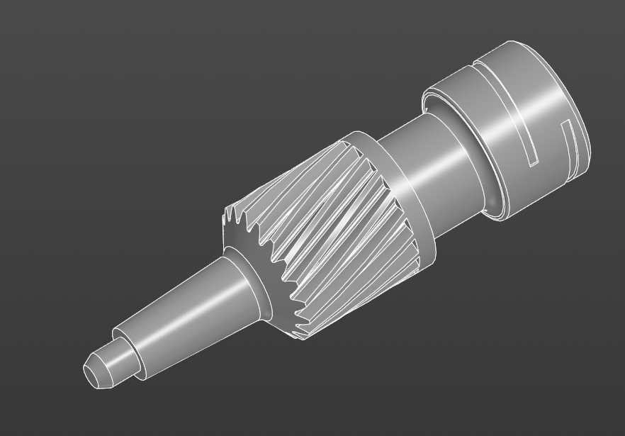 3D модель Шестерня спидометра