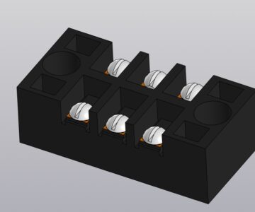 3D модель Блок клеммный TB-1503