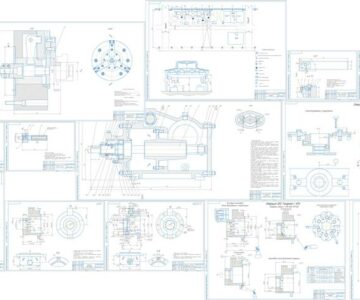 Чертеж Спроектировать участок цеха механической обработки и технологию изготовления крышки сальника трехвинтового насоса