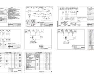 Чертеж Проект автоматизации и диспетчеризации индивидуального теплового пункта