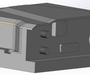 3D модель Упрощенная модель PwrPak7D-E1