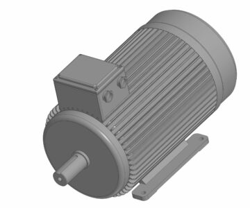 3D модель Электродвигатель  А180M4 У3МД