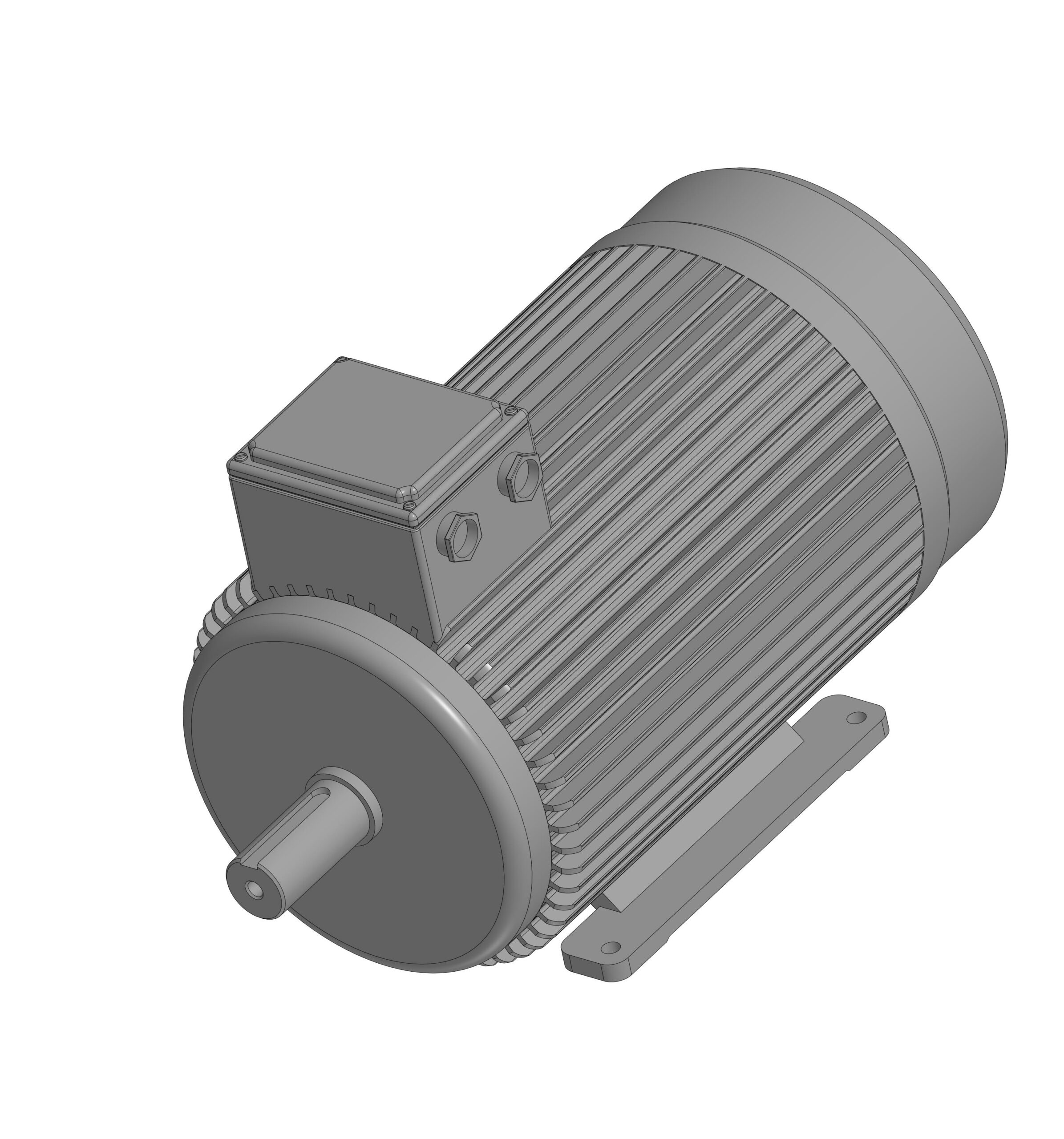 3D модель Электродвигатель  А180M4 У3МД
