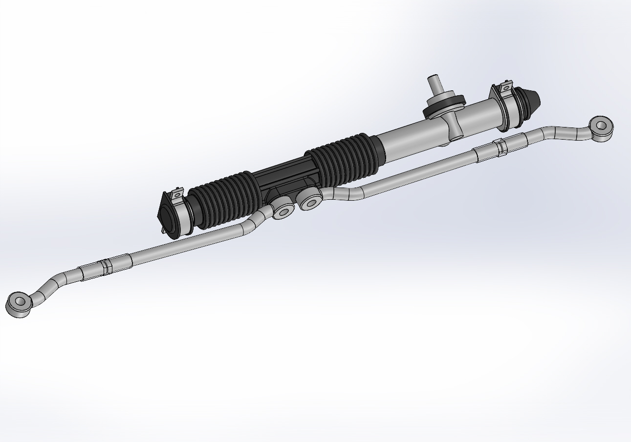 3D модель Рулевая рейка ВАЗ 2108 в SolidWorks