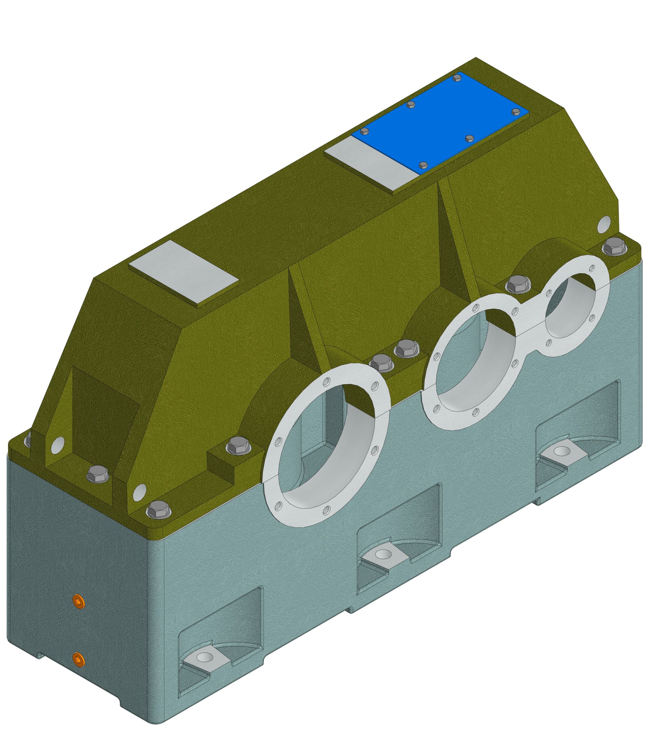 3D модель Корпус редуктора Ц2У-355Н