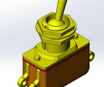 3D модель Тумблер ТВ2-1 В УС0.360.075 ТУ