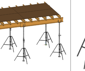 3D модель Опалубка перекрытий