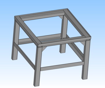 3D модель Столик для термопечи