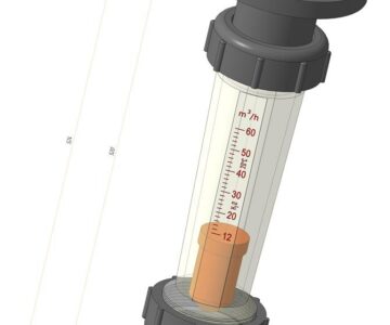 3D модель Ротаметр LZS-65D