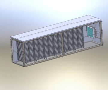 3D модель Проект сушильной камеры