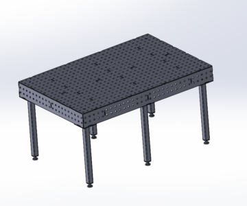 3D модель Стол сварочный 1500х1000х790мм