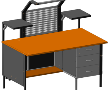 3D модель Стол слесарный для пайки и сборки электрооборудования