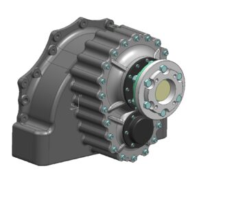 3D модель Габаритная модель редуктора Rotator 1:2,37