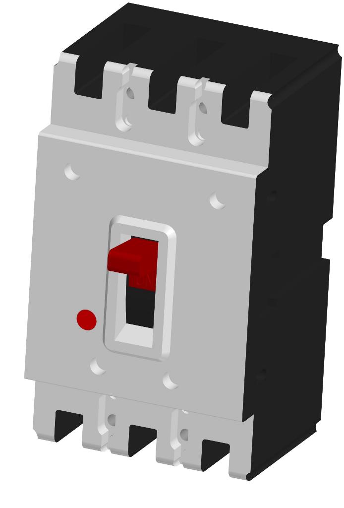 3D модель Автоматический выключатель ADM3-125L/3300 100А