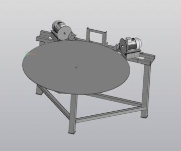 3D модель Модель станка для обрезки углов поддонов