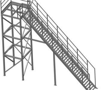 3D модель Лестница шахтная