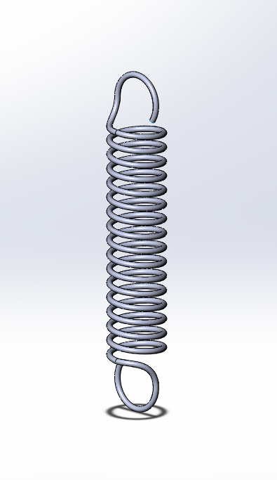 3D модель Пружины растяжения