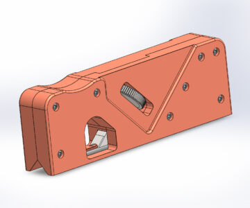 3D модель Рубанок кромочный со сменными ножами Woodpeck EZ Corner Plane