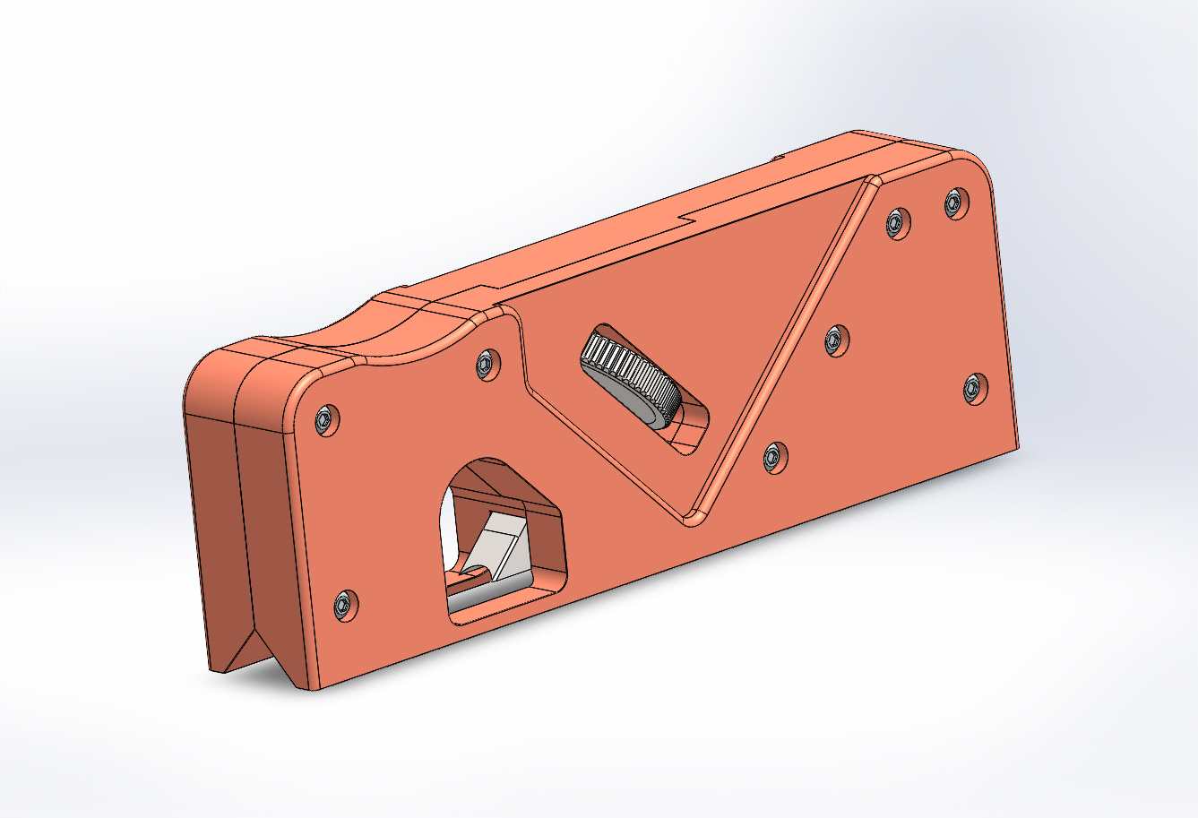 3D модель Рубанок кромочный со сменными ножами Woodpeck EZ Corner Plane