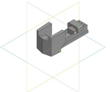 3D модель Переходное основание для головки звукоснимателя винилового проигрывателя