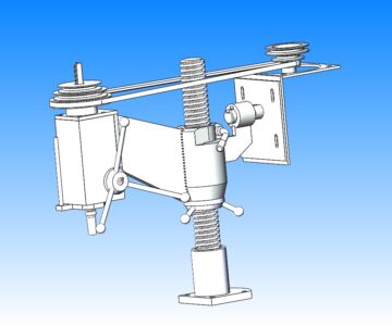 3D модель Сверлильный станок без деталей изготовленных при помощи литья