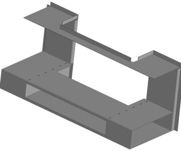 3D модель Камин из листового металла 4мм