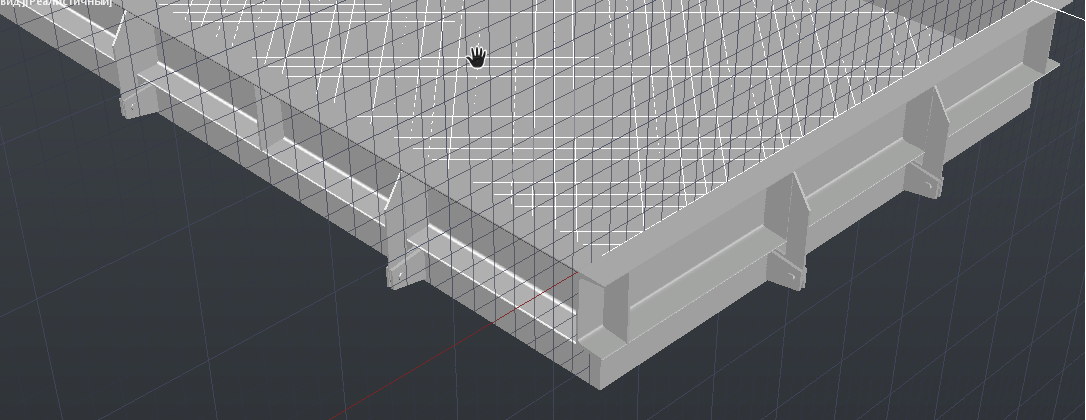 3D модель Оснастка для плит 3х1,5х0,18