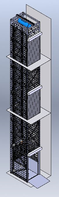 3D модель Платформа подъемная грузовая ППГШ-1000-10-3-У2