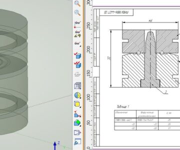 3D модель Пресс-форма для изготовления резиновых колец (диам. внеш. 14; 17; 22)