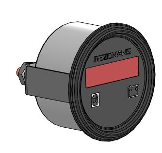 3D модель Счетчик моточасов-вольтметр УК 34.2