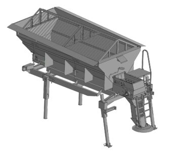 3D модель Пескоразбрасыватель на шасси базового автомобиля