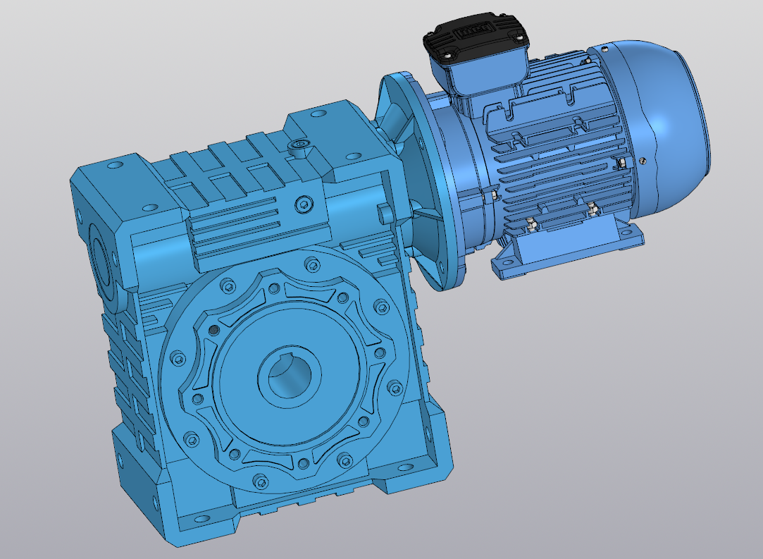 3D модель Мотор-редуктор NMRV–150–80–11.3–B3–2.2