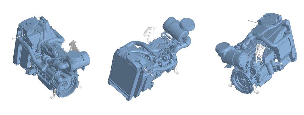 3D модель Двигатель Deutz AG BF4M2012C