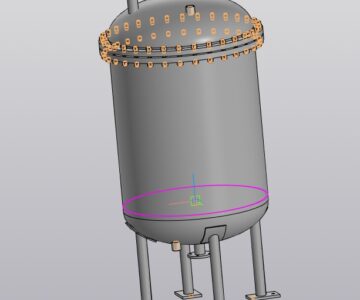 3D модель Сборник 0,5 м3