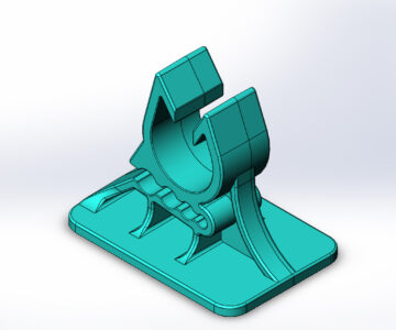 3D модель Клипса для фиксации труб к арматурной сетке