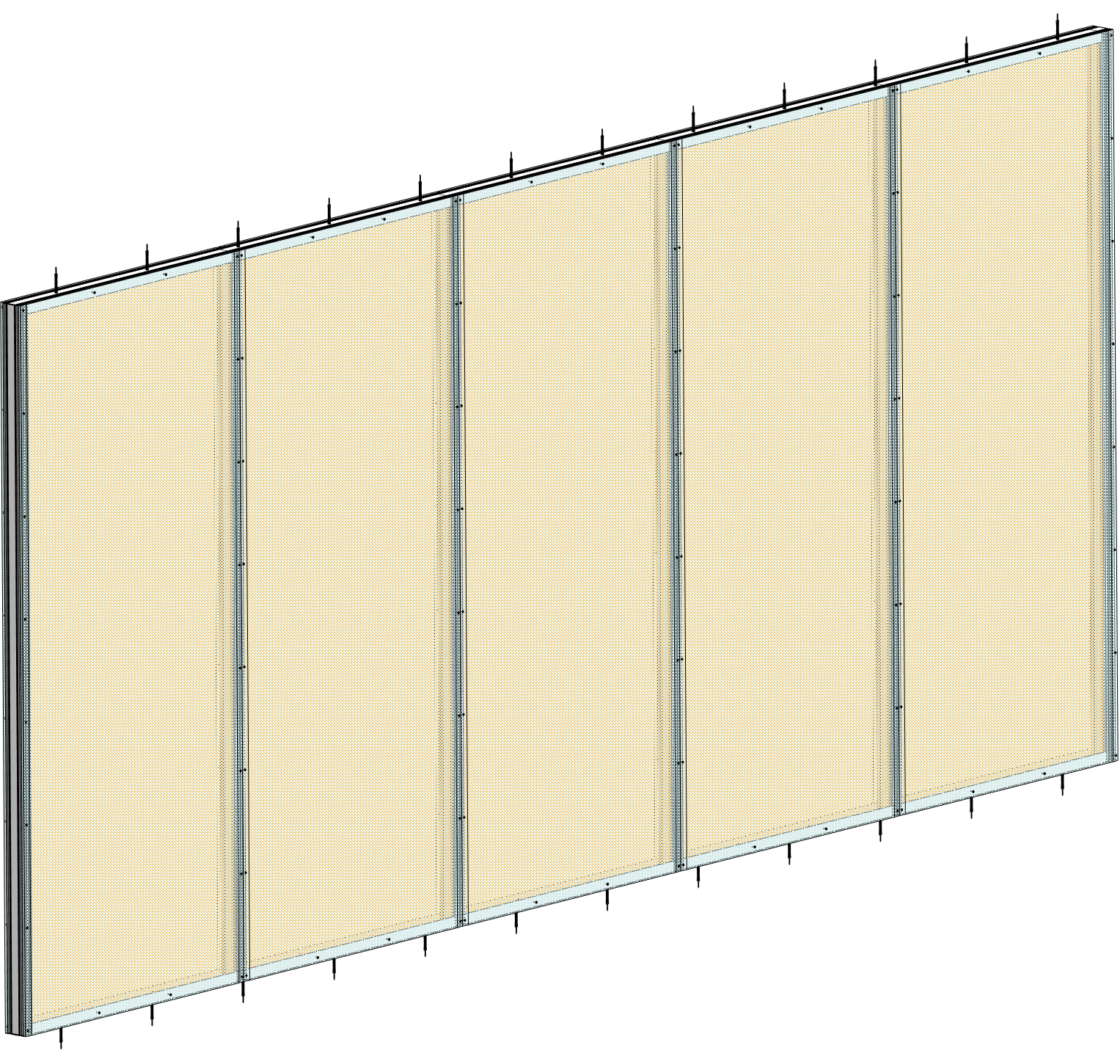 3D модель Стеновая панель knauf_100x2700x6000