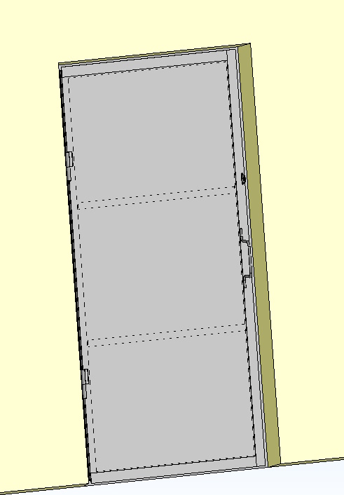 3D модель Дверь 905х2030