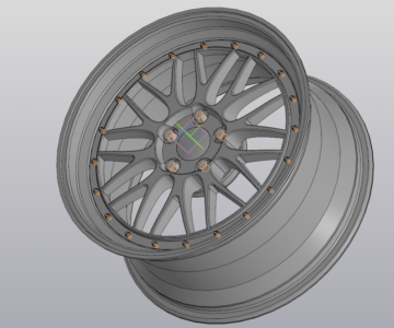 3D модель Диск автомобильный BBS LM