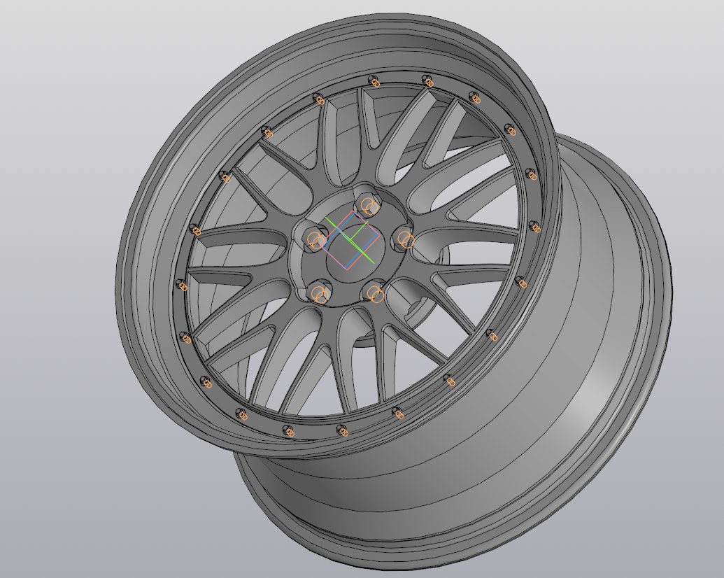 3D модель Диск автомобильный BBS LM