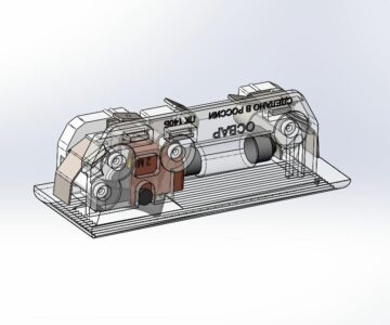 3D модель Плафон освещения салона ВАЗ-2101-06 ОСВАР ПК140Б