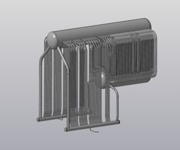 3D модель 3Д модель трубной системы котла ДКВр-10-13