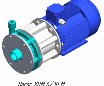 3D модель Химический насос ХЦМ 6/30М