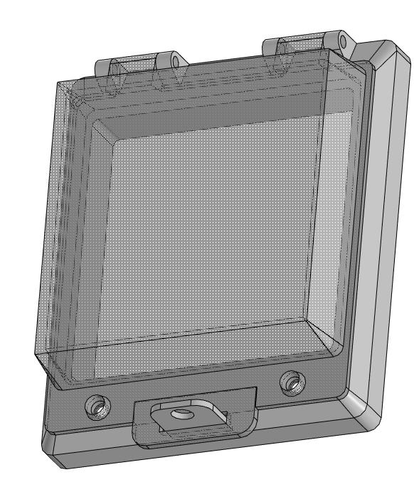 3D модель Окно для приборов IP67 арт.ak-i-1 EKF