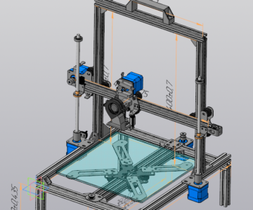 3D модель Сборка 3Д Принтера