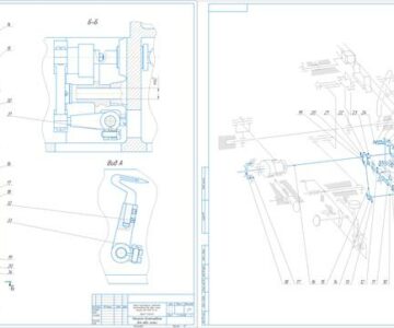 3D модель Механизм петлителя левой иглы швейной машинки GN 2000-3E фирми «Typical»