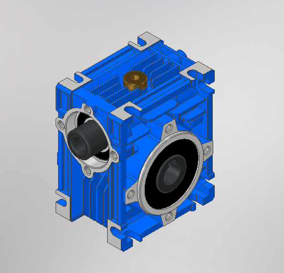 3D модель 3D модель червячного редуктора NMRV 030