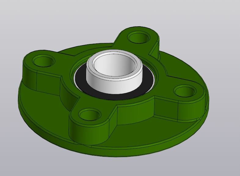 3D модель Корпусной подшипниковый узел UCF205