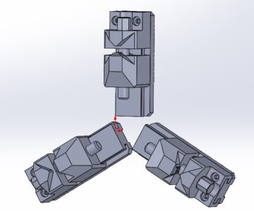 3D модель Комбинированные кулачки, для зажима деталей типа колец, без давления