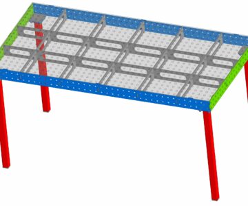 3D модель Сварочный 2000х1000х1100 мм