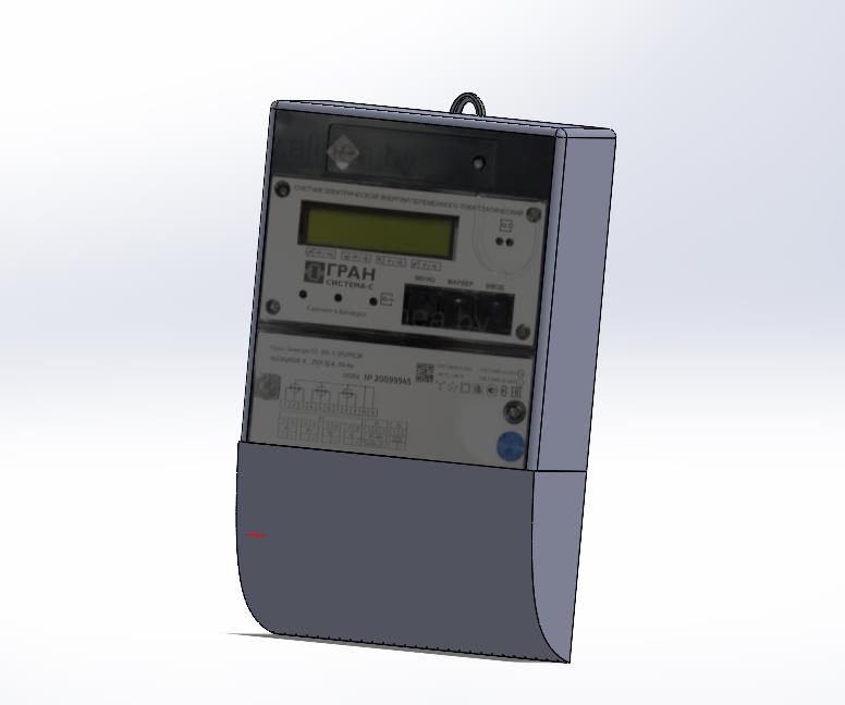 3D модель Счетчик электрической энергии СС301